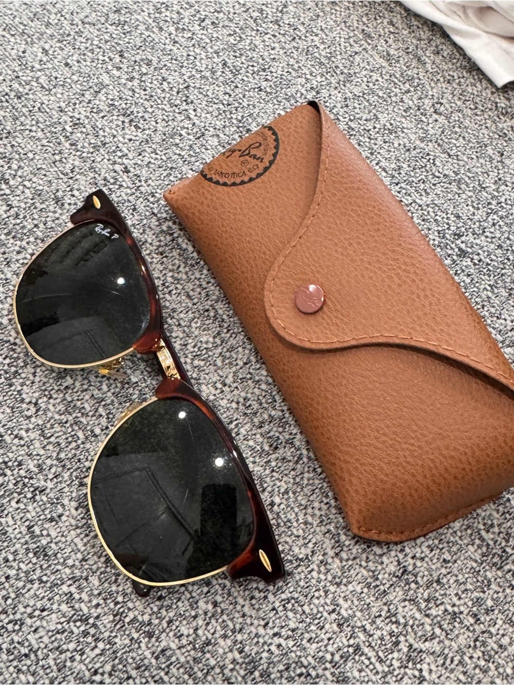 Ray-Ban Clubmaster Polarized 55mm RB3016F 990/58 (Asian fit)